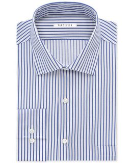 Van Heusen Blue Crystal Stripe Dress Shirt   Dress Shirts   Men   