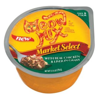 Del Monte Foods   Pet Food Market Select Real Chicken & Liver Meow Mix