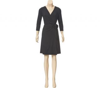 Womens Tommy Bahama Tambour Tie Wrap Dress   Black    & Exchanges