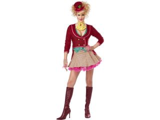 Sexy Mad Hatter Costume Dress Adult Medium
