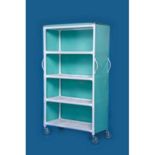 Innovative Products Unlimited Deluxe 4 Shelf Linen Cart