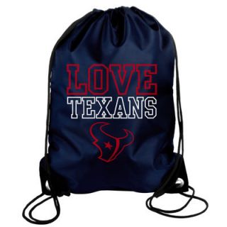 Houston Texans Womens Love Drawstring Backpack