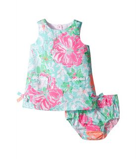 Lilly Pulitzer Kids Lilly Shift Infant Poolside Blue Beach Walk, Blue
