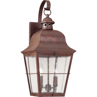 Sea Gull Lighting 8463 44 Chatham Weathered Copper  Outdoor Sconce Lighting