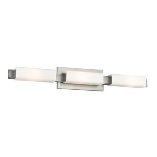Murray Feiss Talia 3 light Brushed Steel Vanity Strip Light   16849468