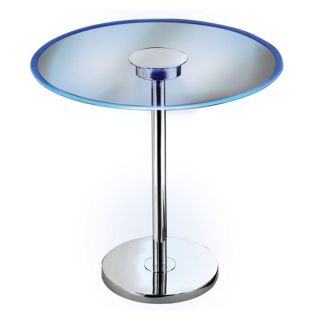 Comet 20 Inches Wide With Chrome Finish Glass LED Table (As Is Item